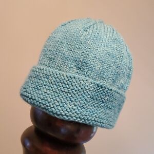 Cozy Blue Knit Beanie